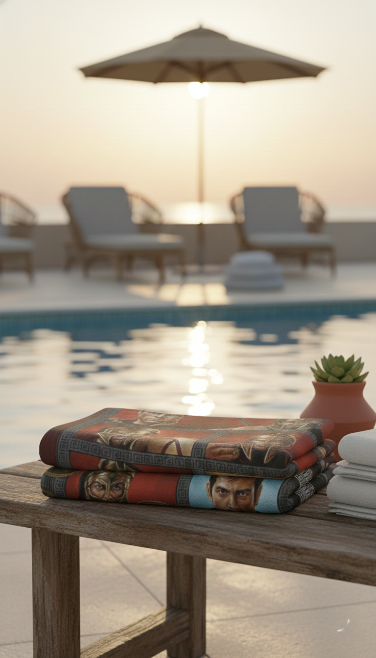 Spartan Valor Bath Towel