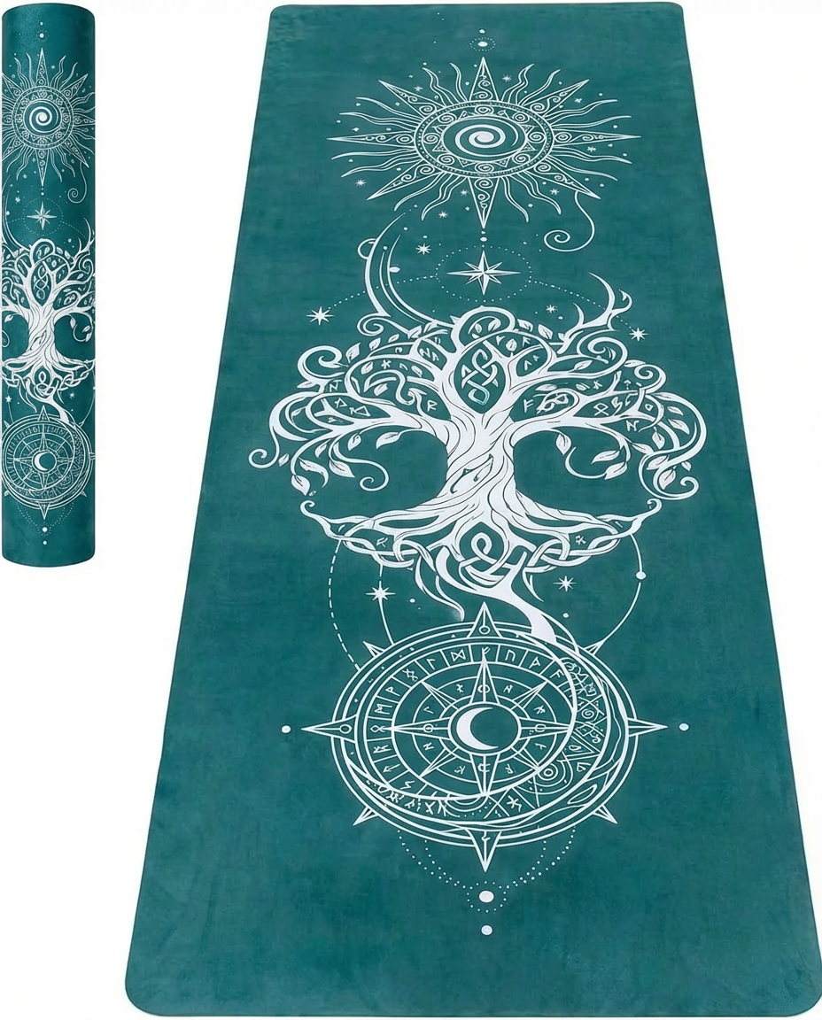 Viking Tree of Life: Professional World Tree Yoga Mat