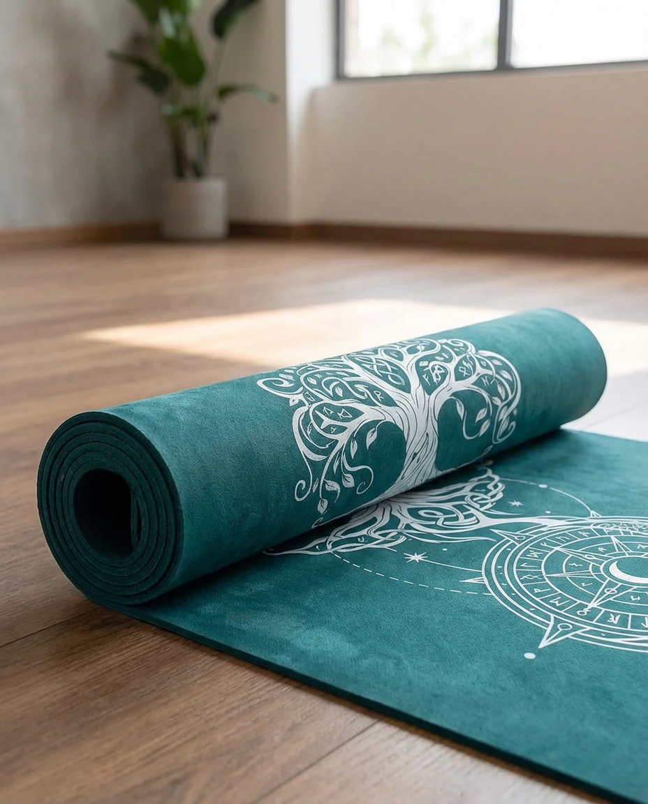 Viking Tree of Life: Professional World Tree Yoga Mat