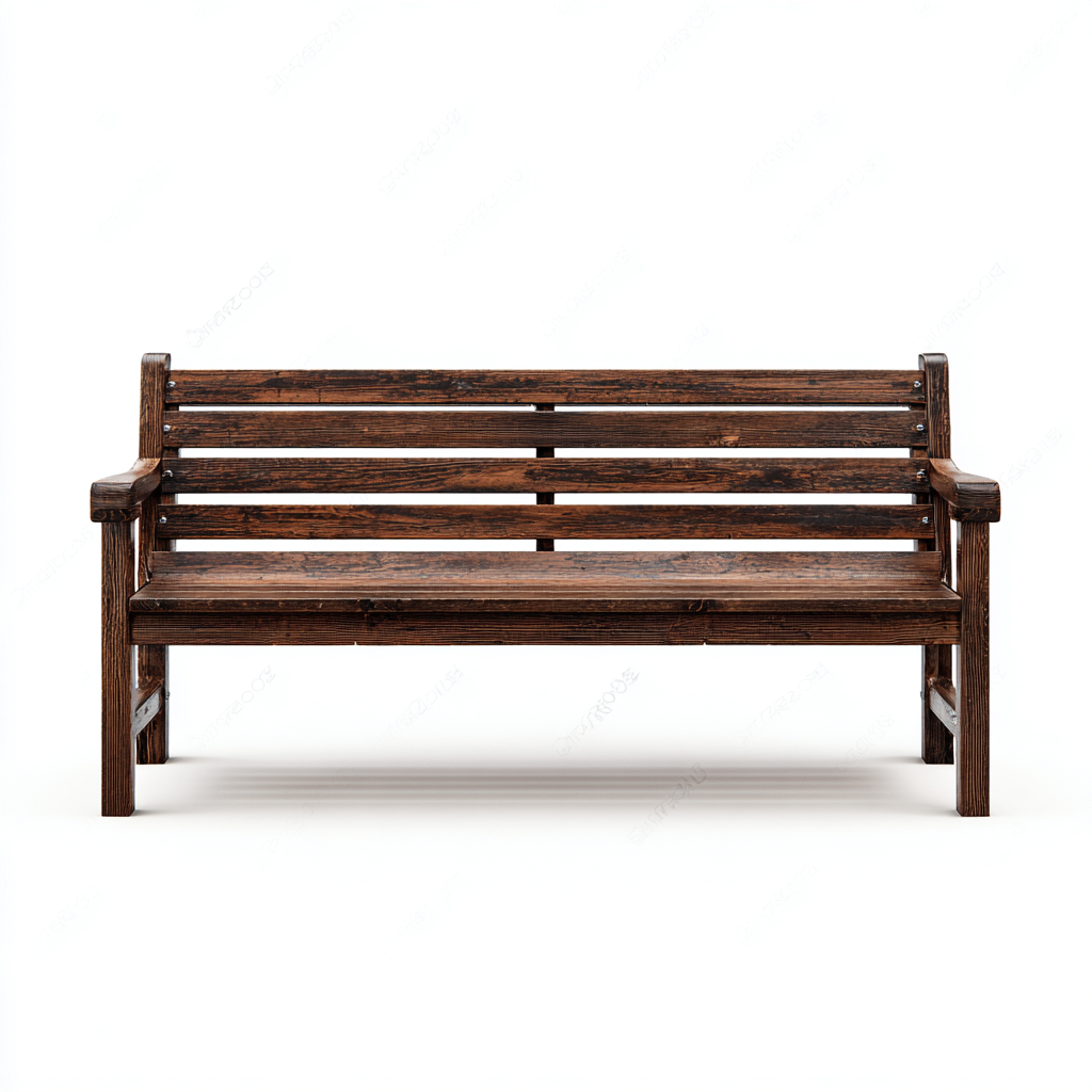 Banc de jardin bois 135x60x88 cm - marron-bois - adapté à l'extérieur - design classique-Dwellingosa