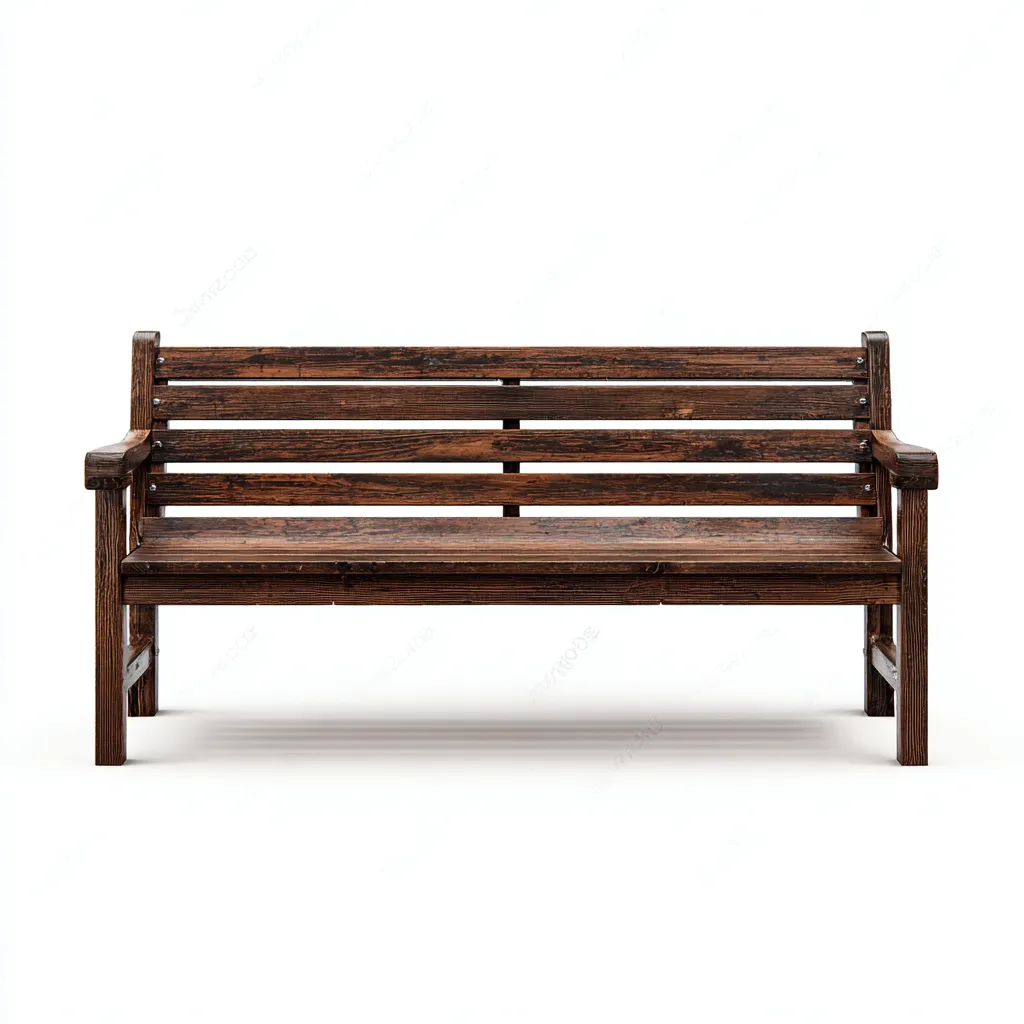 Banc de jardin bois 135x60x88 cm - marron-bois - adapté à l'extérieur - design classique-Dwellingosa