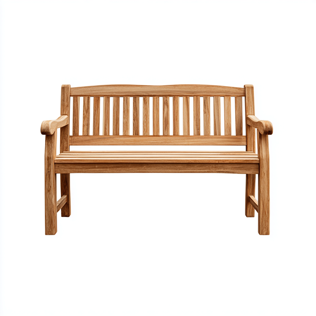 Banc de jardin Bois massif 120x60x90 cm Marron Style classique-Dwellingosa