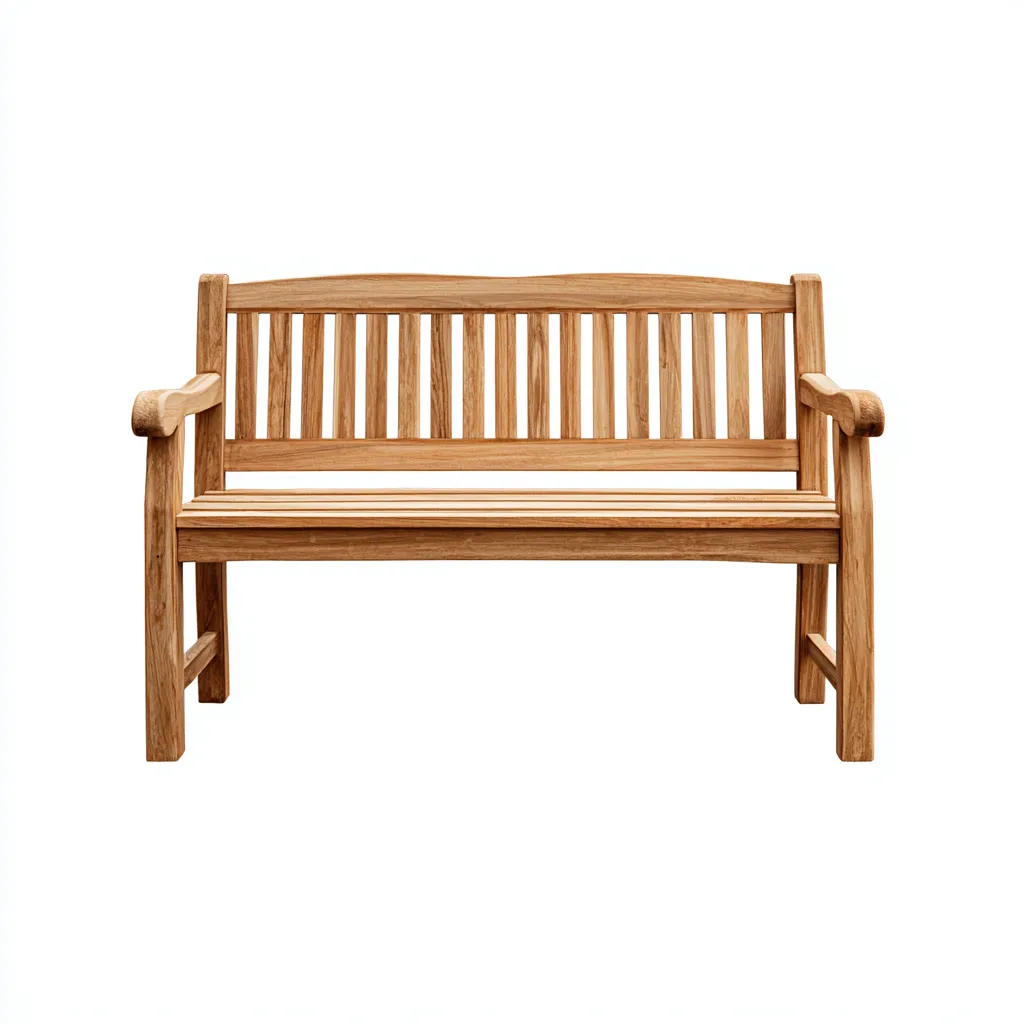 Banc de jardin Bois massif 120x60x90 cm Marron Style classique-Dwellingosa