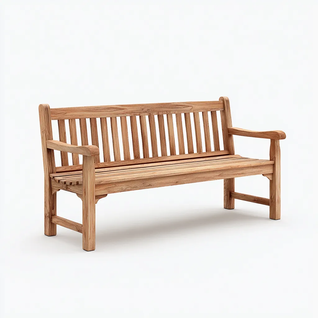 Banc de jardin bois 148x60x90 cm - brun - adapté à l'extérieur - design classique-Dwellingosa