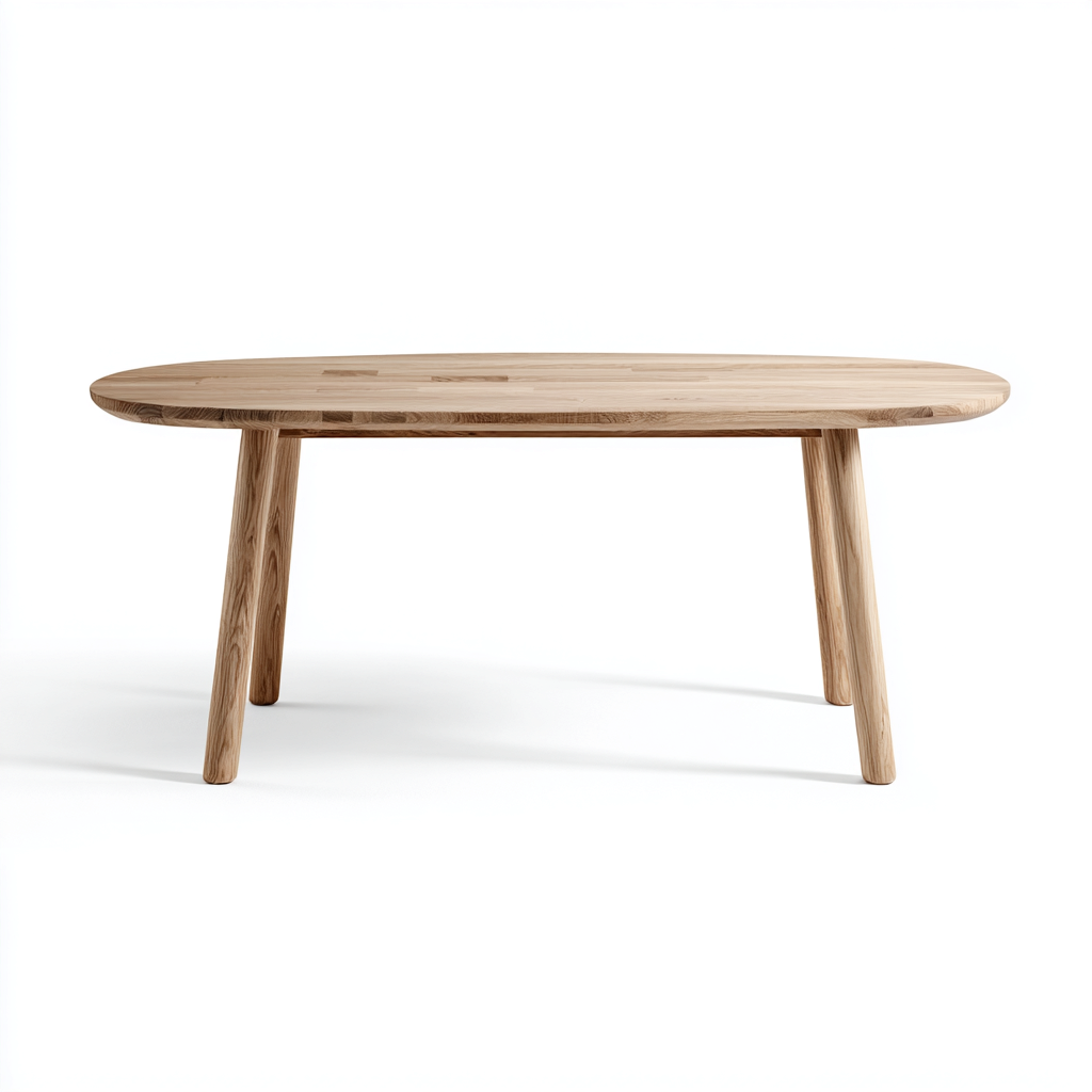 Table basse Bois massif 120x62x45 cm - Marron - Design épuré-Dwellingosa