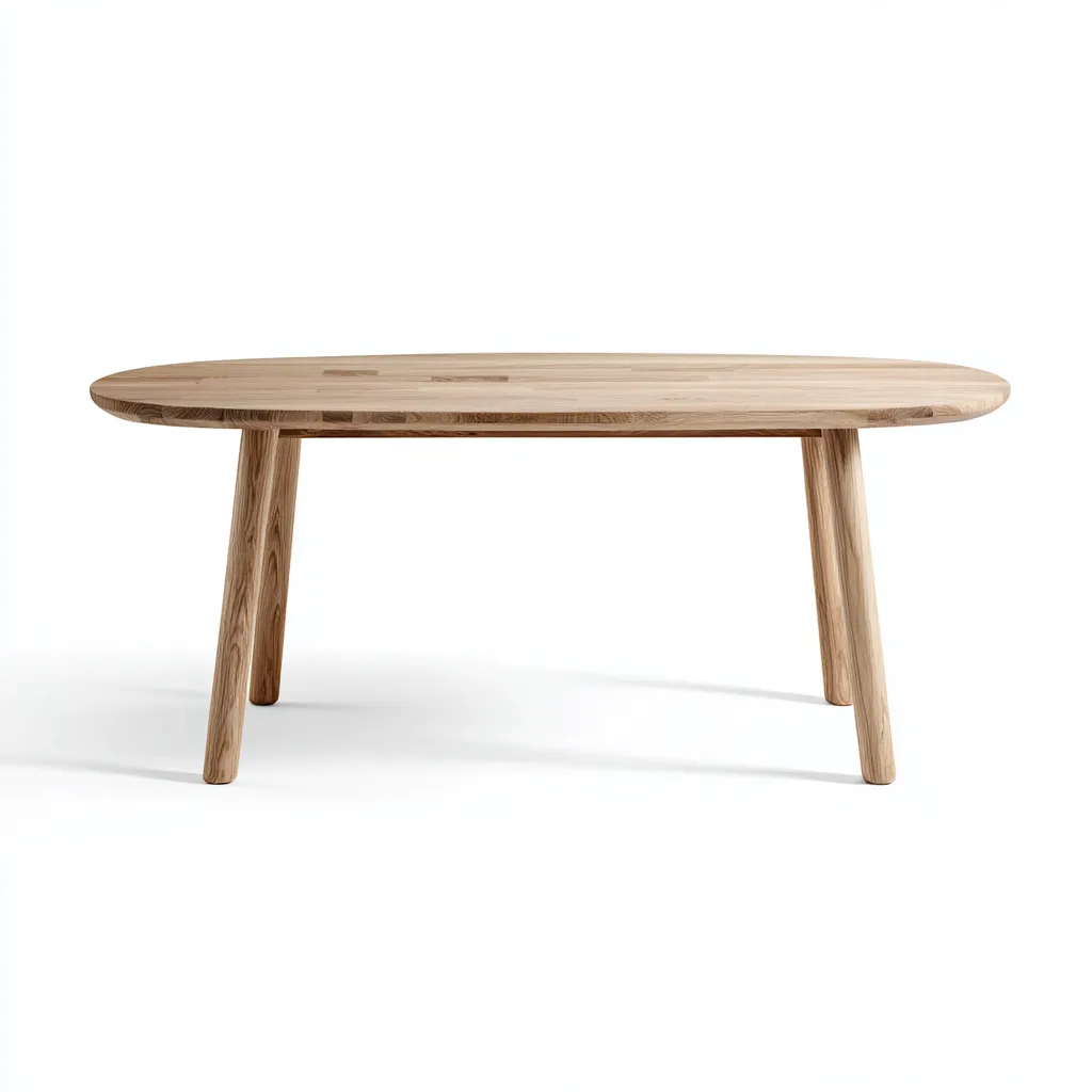 Table basse Bois massif 120x62x45 cm - Marron - Design épuré-Dwellingosa