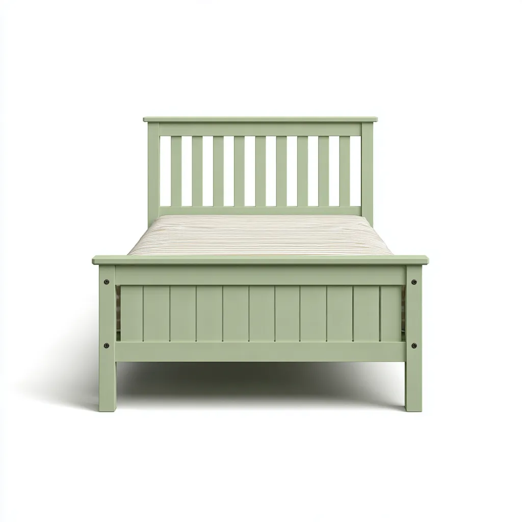 Lit enfant Bois 195x100x90 cm - Vert - Style classique-Dwellingosa