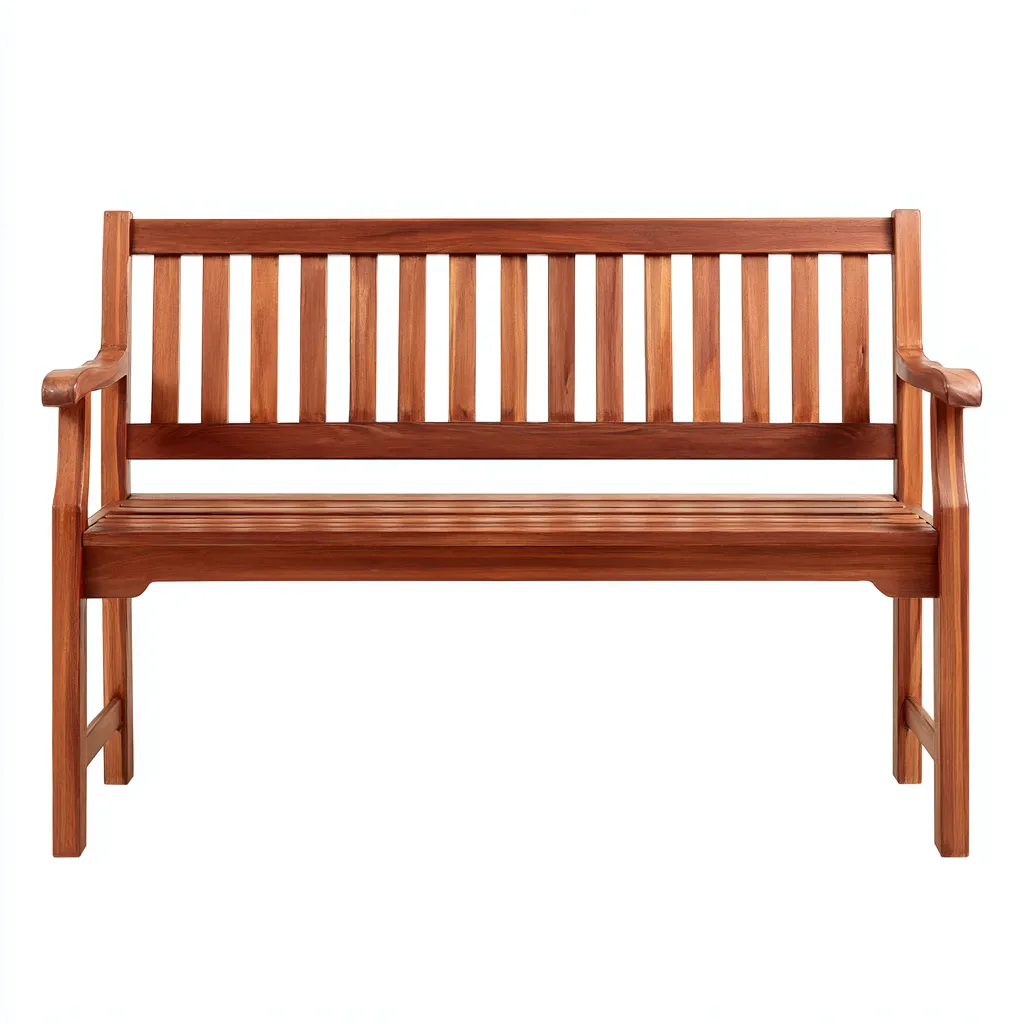 Banc de jardin Bois 125x60x85 cm Marron Style classique-Dwellingosa