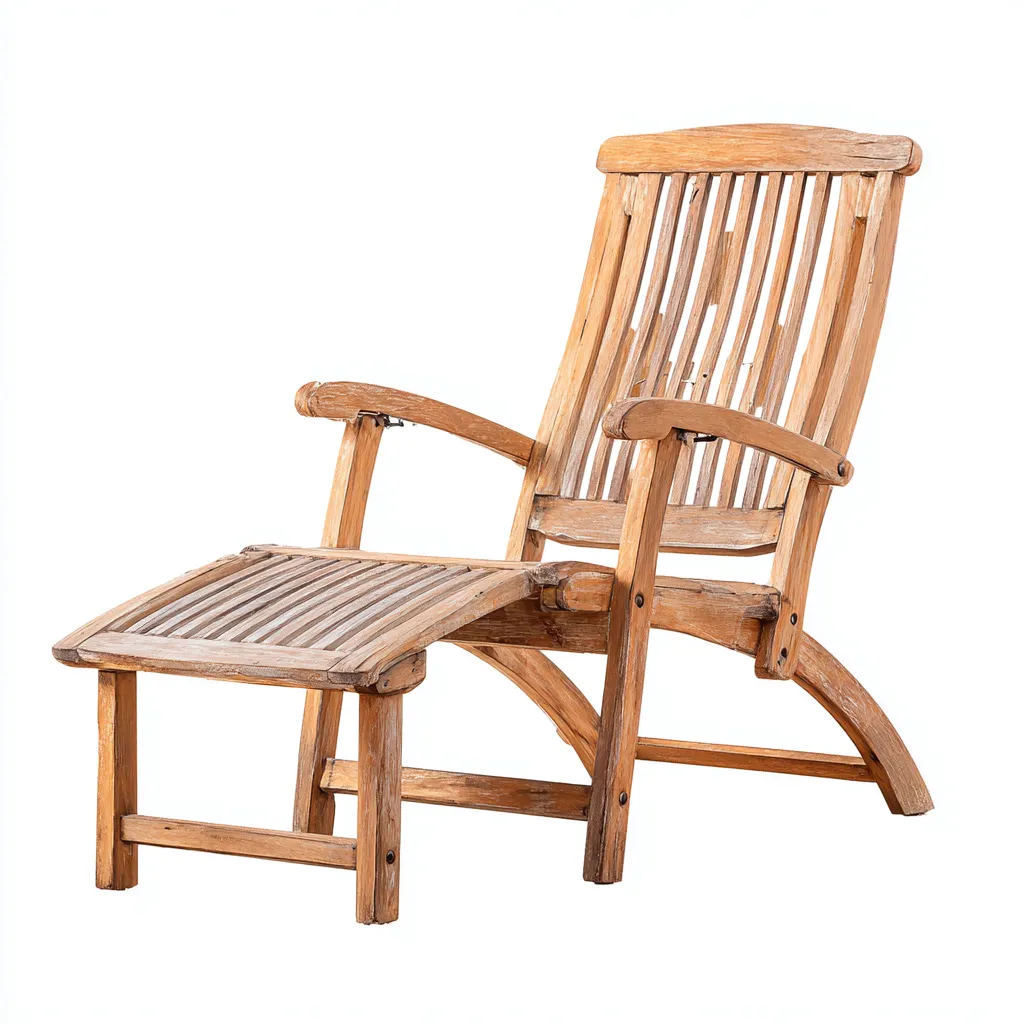 Chaise longue Bois 185x60x95 cm - brun - design contemporain-Dwellingosa