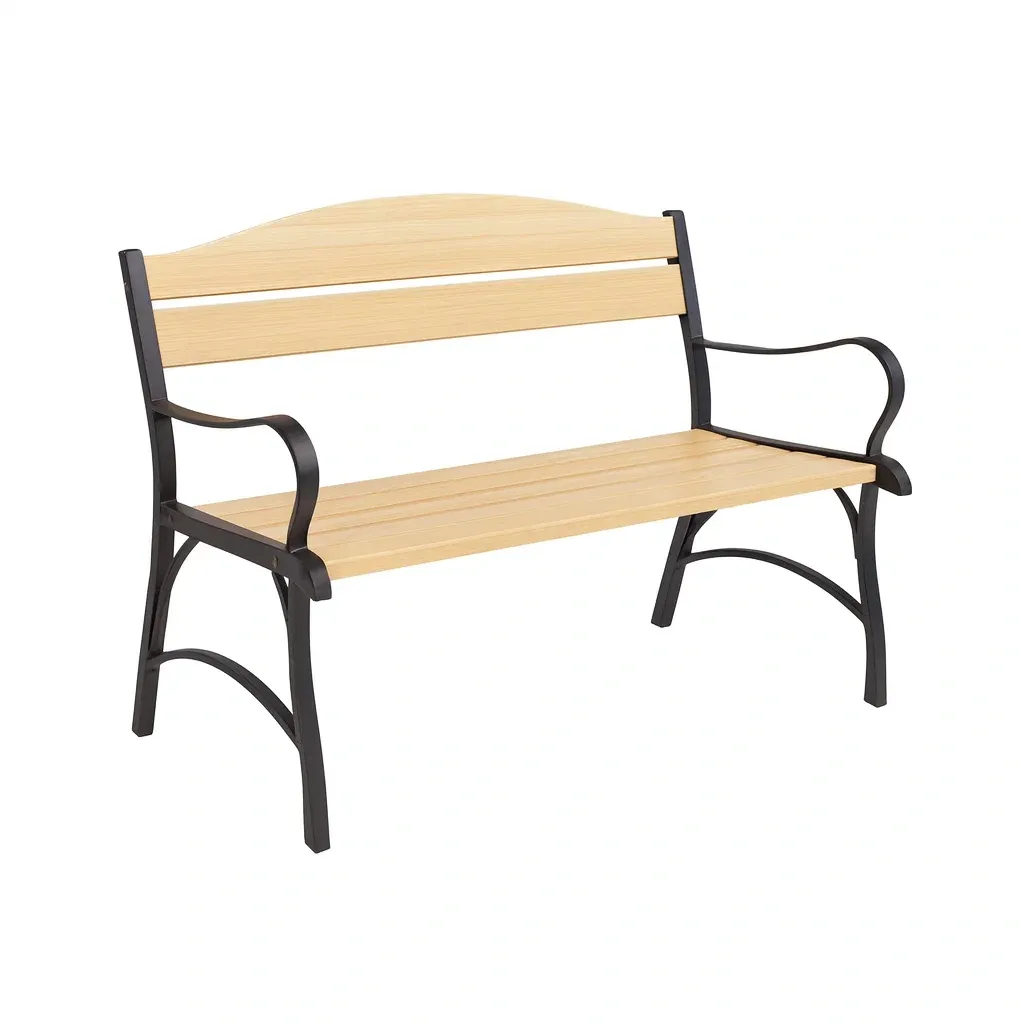 Panchina da esterno in Acciaio e Legno