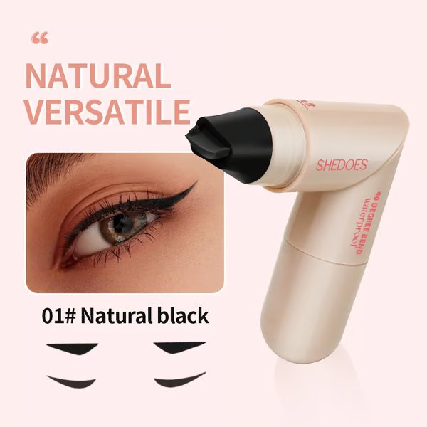 🏆2025 Hot Sale⏰Buy 2 Get 2 Free🎁Rotating Waterproof Winged Eyeliner Stamp Pen