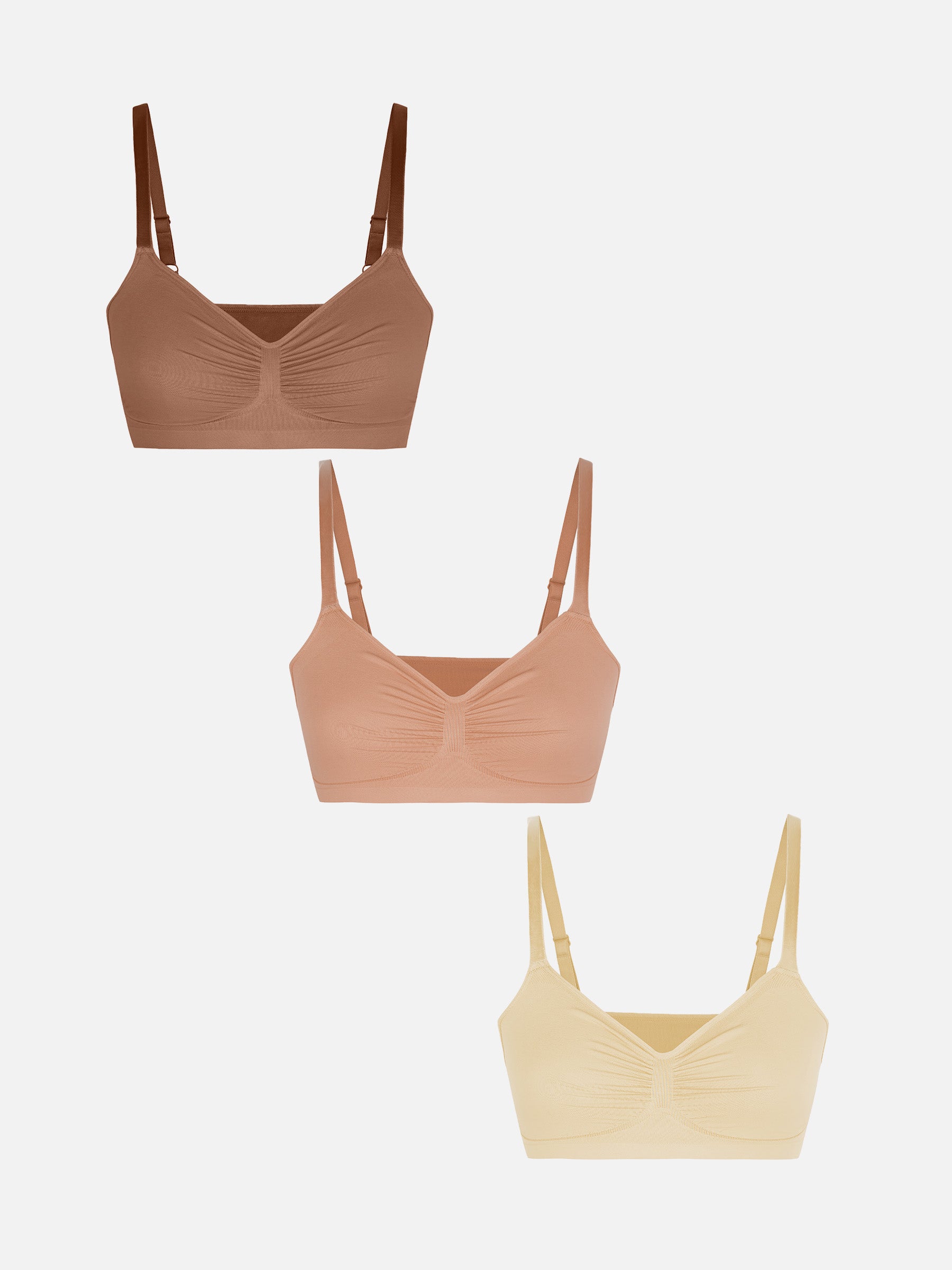 Feelingirl Seamless Wireless Bra Bundle