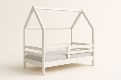 Lit Cabane Enfant en Bois Blanc