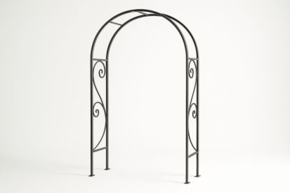 Arceau de jardin en acier noir