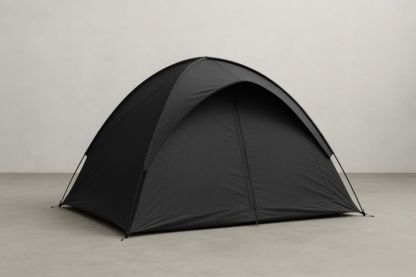 Tente dôme polyester noire pour