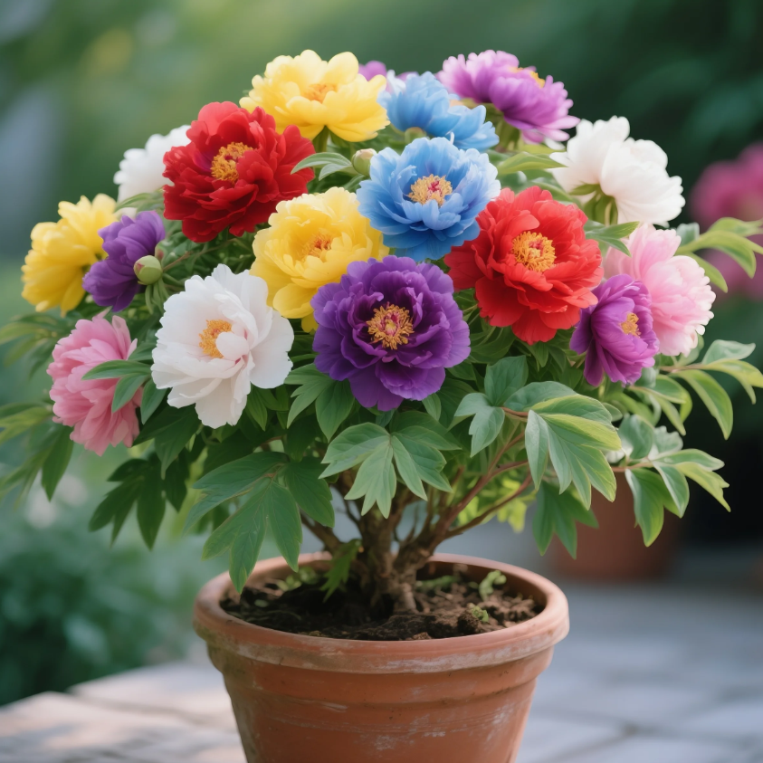 🌺Farebné semienka pivónie – ľahko pestovateľné