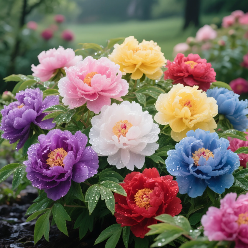 🌺Farebné semienka pivónie – ľahko pestovateľné
