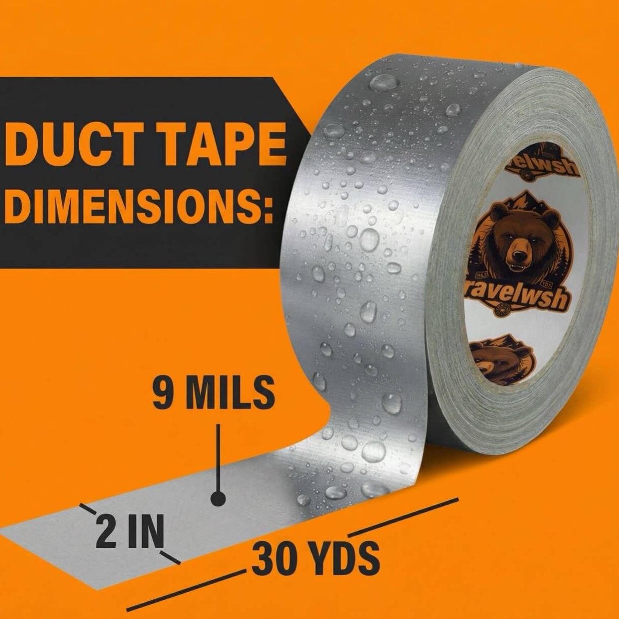 travelwsh Outdoor All-Purpose Adhesive Tape