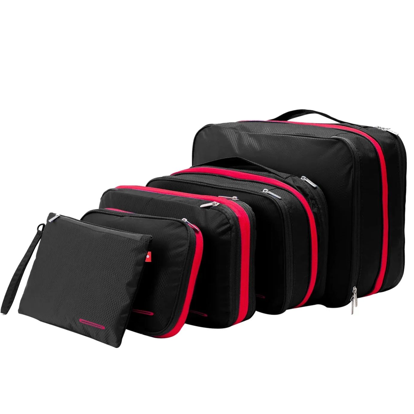 travelwsh Travel storage bag Black and red