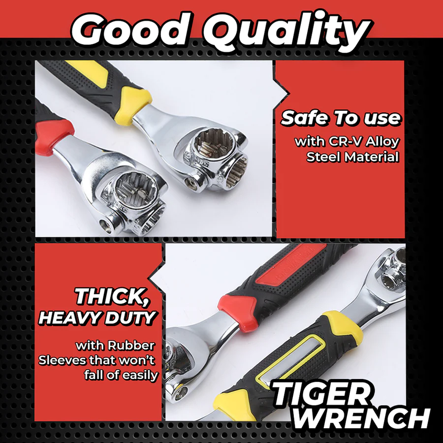 🔧🔧Tiger Wrench - 48 tools in one socket