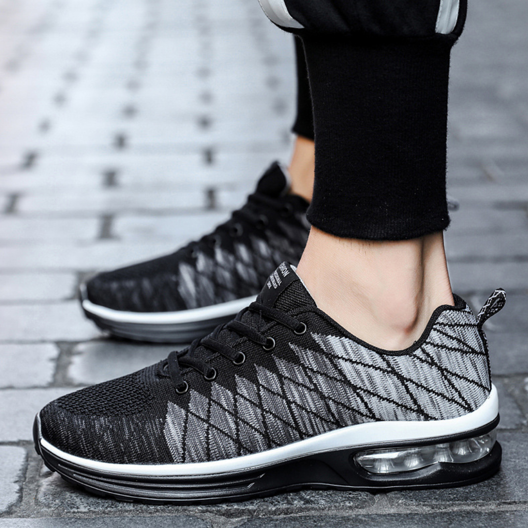 GRW Men Orthopedic Shoes Arch-support Ventilated Comfy Walking Casual Non-slip Active Sneakers