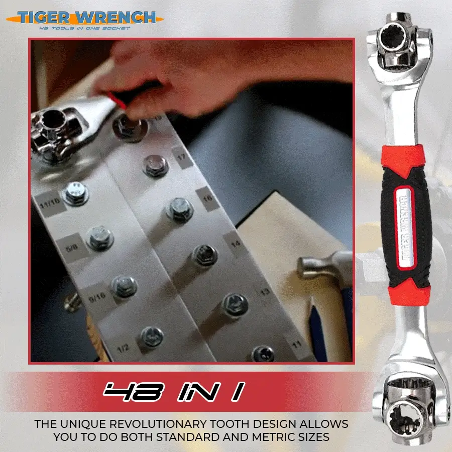 🔧🔧Tiger Wrench - 48 tools in one socket