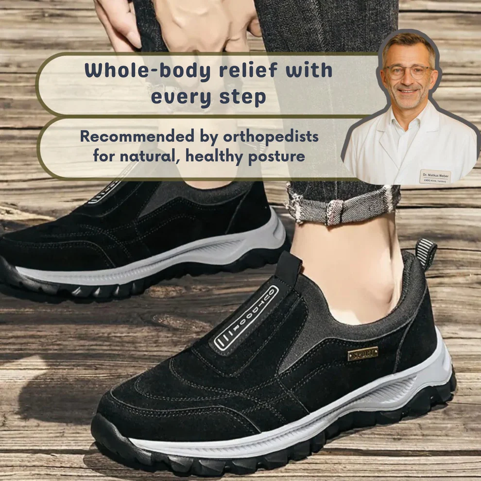 🌹Ergonomic Pain Relief Shoe - Unisex Outdoor Non-slip Comfy Arch Support Walking Shoes