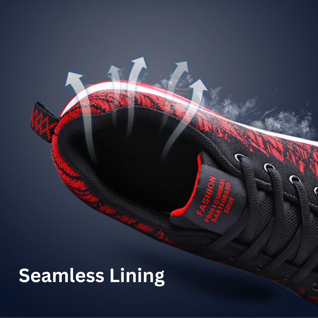 GRW Men Orthopedic Shoes Arch-support Ventilated Comfy Walking Casual Non-slip Active Sneakers