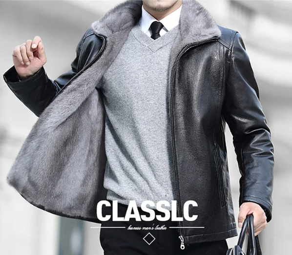 Men's Fleece-Lined Thick Fashion Jacket