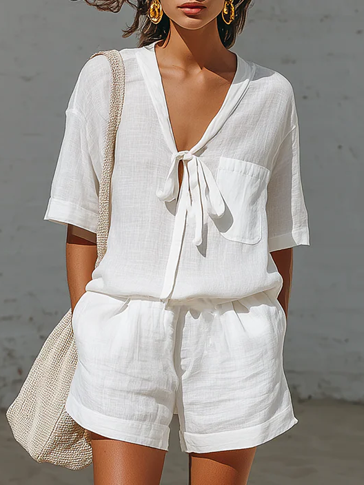 Comfortable two-piece short pants set