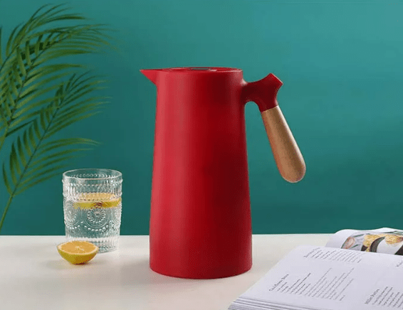 Thermal Jug with Wooden Handle - Nordic Design 1L