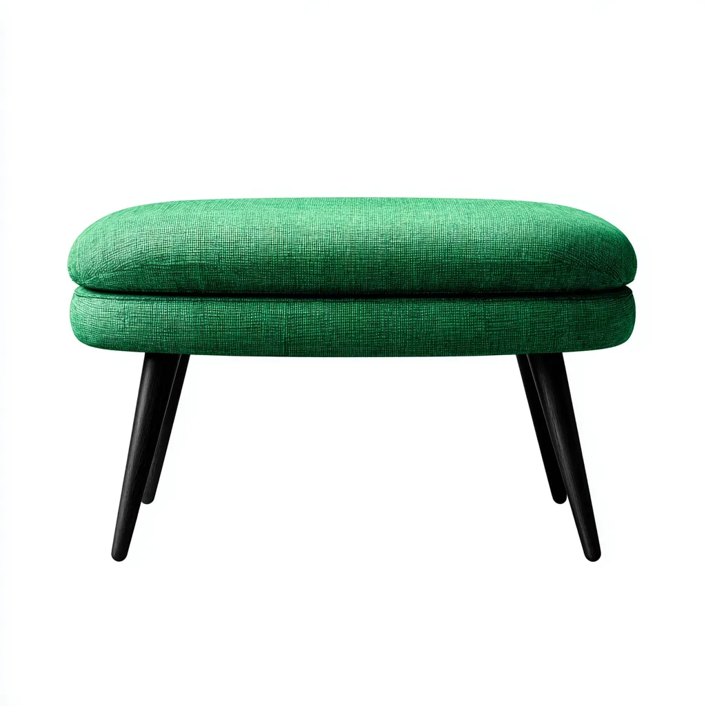 Banc de lit tissu 100x36x45 cm - vert - style contemporain-Hutovae