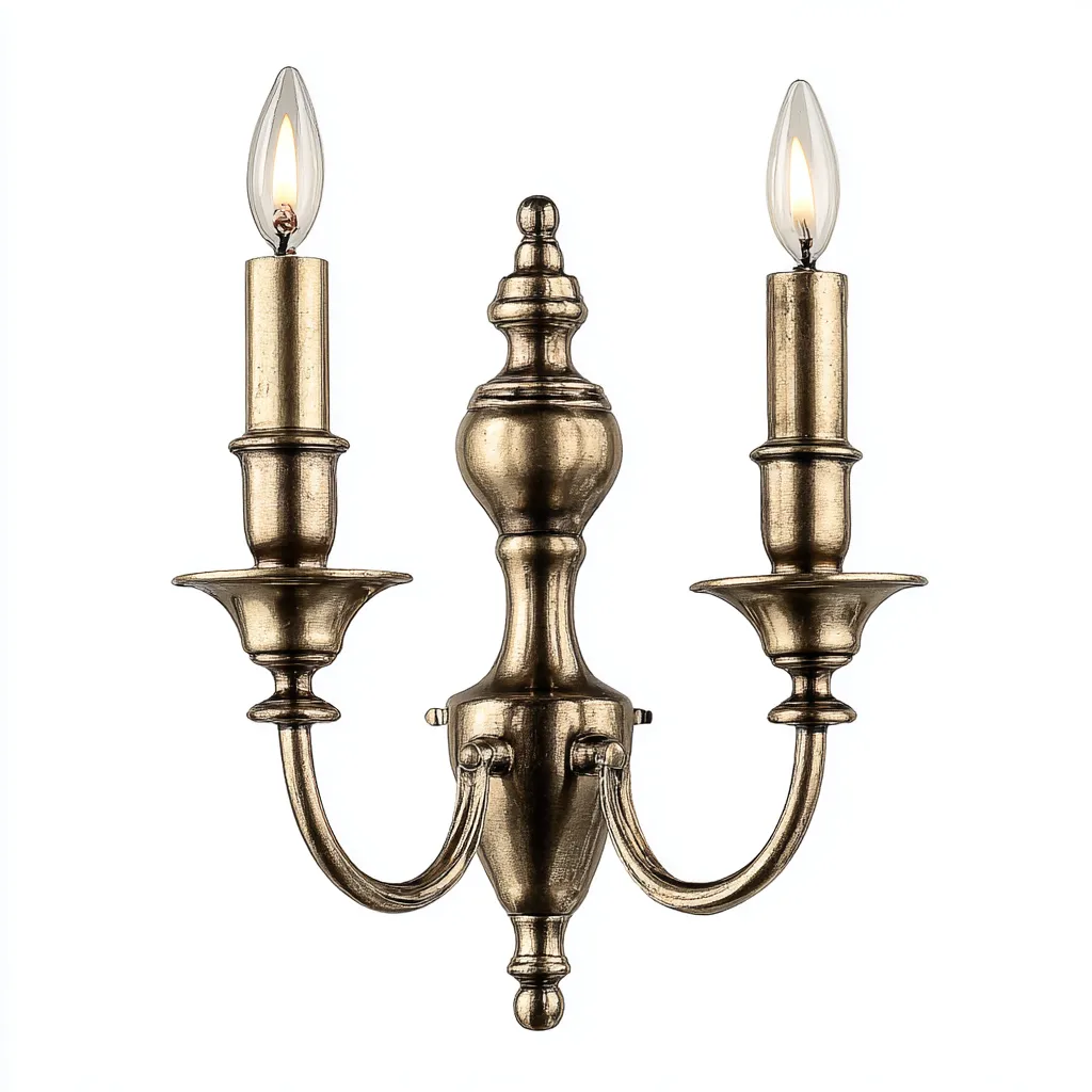 Applique murale métal 33x20x13 cm bronze classique-Hutovae