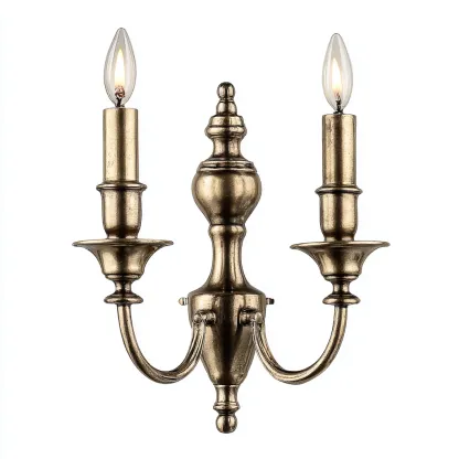 Applique murale métal 33x20x13 cm bronze classique-Hutovae