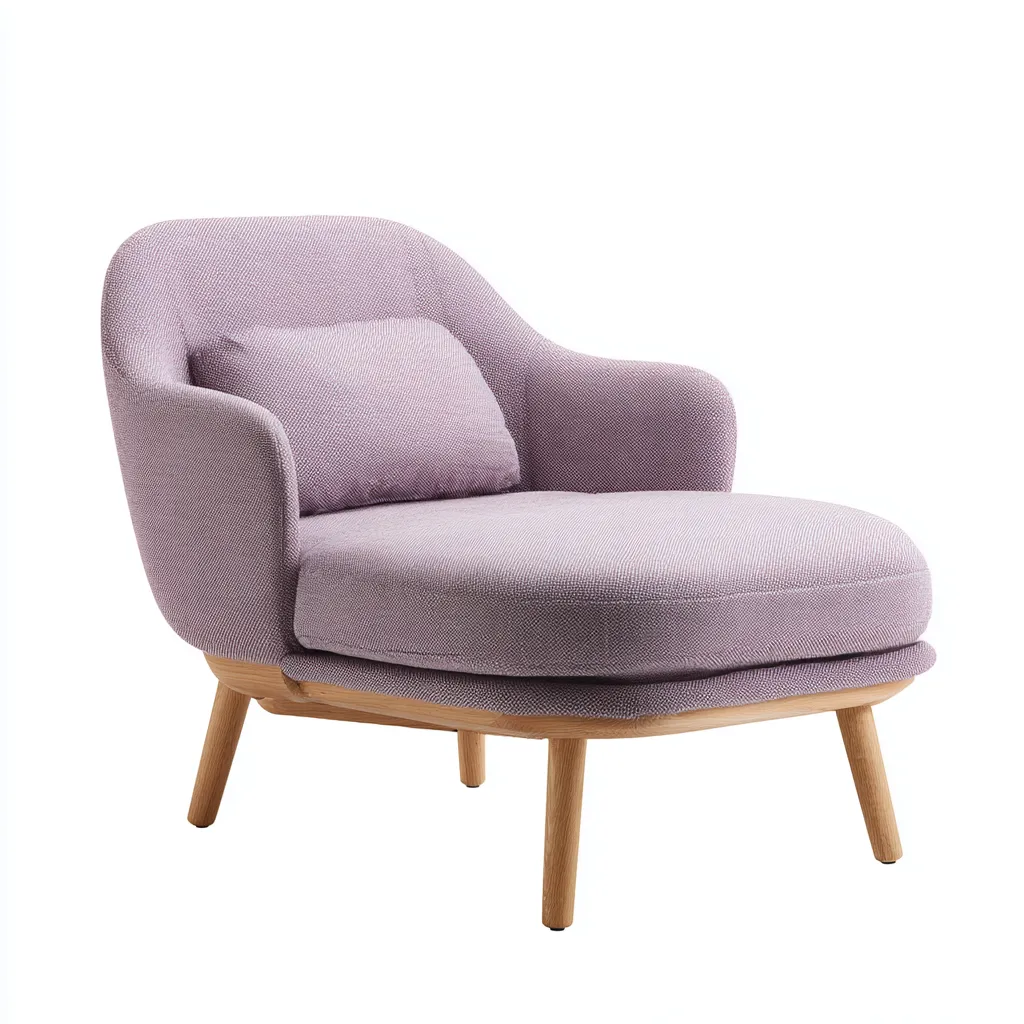 Chaise longue-tissu-165x78 cm-violet-style moderne-Hutovae