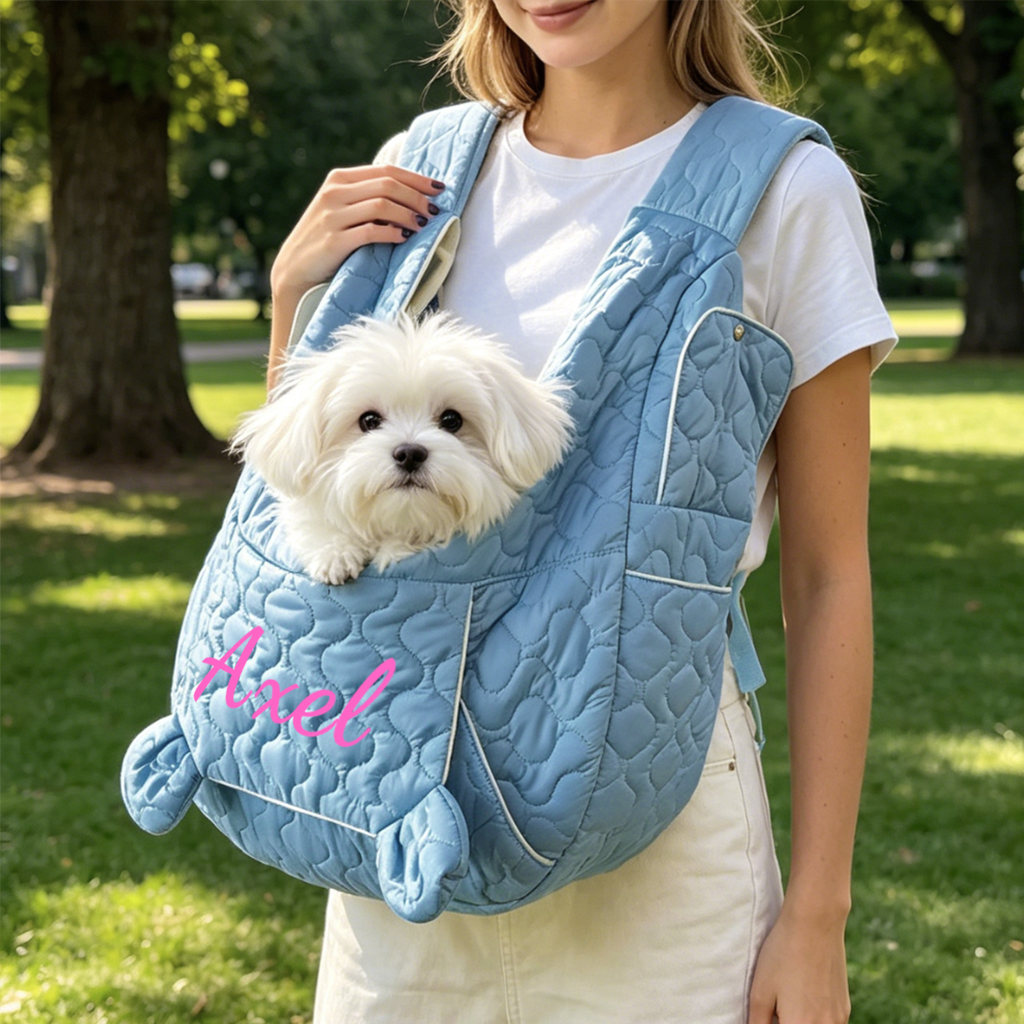 Personalized Breathable Mesh Sling Pet Carrier Bag | MNHome97