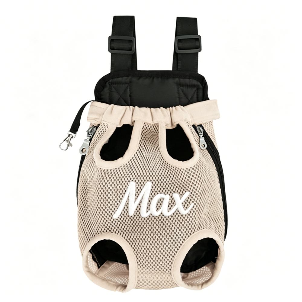 Personalized Embroidered Dog Front Facing Mesh Pet Carrier | MNHome100