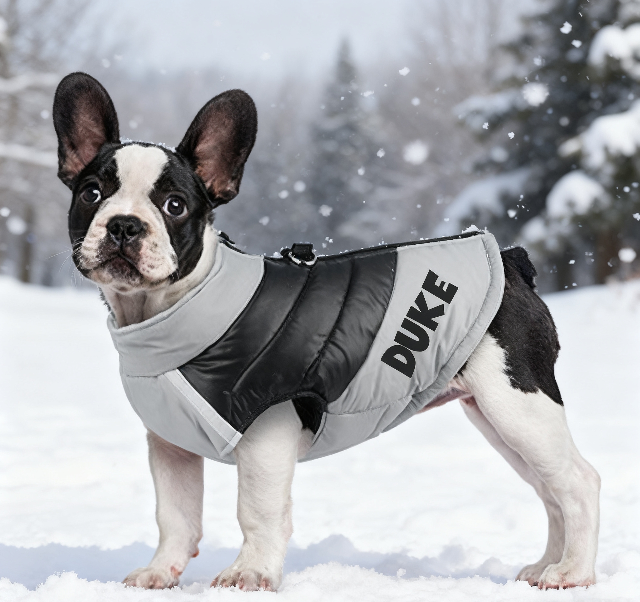 Personalized Pet Winter Warm Reflective Safety Puffer Vest | BKPet277
