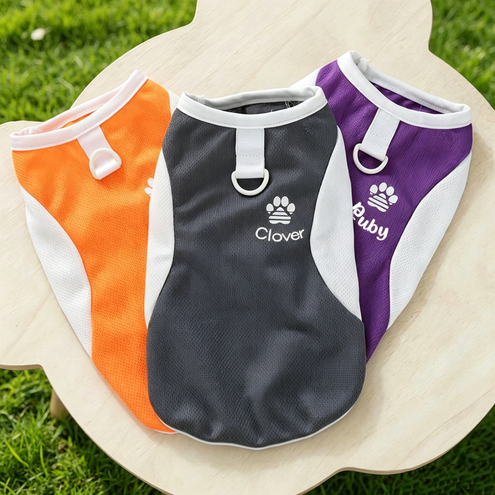 Personalized Personalized Mesh Dog Cooling Tank Top | MNCloth231