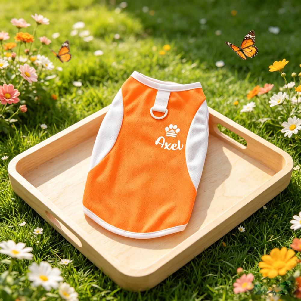 Personalized Personalized Mesh Dog Cooling Tank Top | MNCloth231