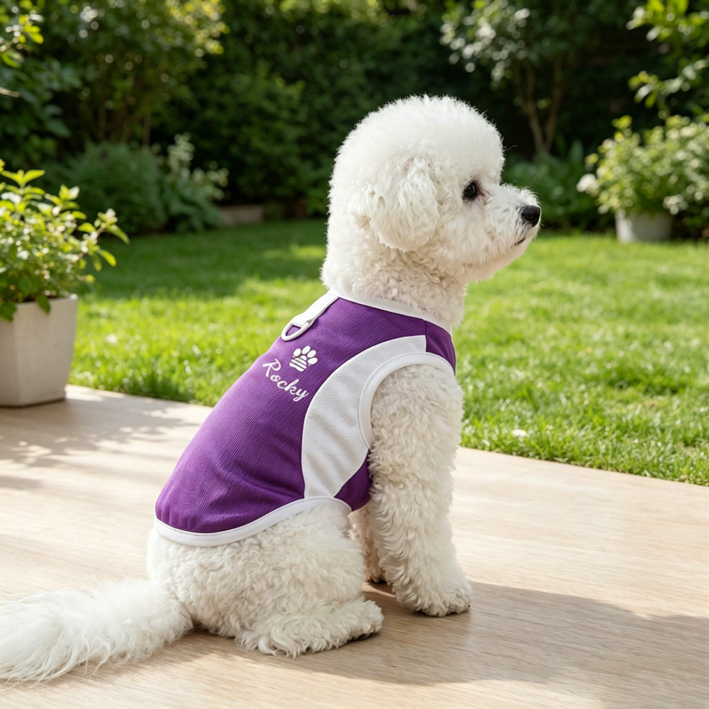 Personalized Personalized Mesh Dog Cooling Tank Top | MNCloth231
