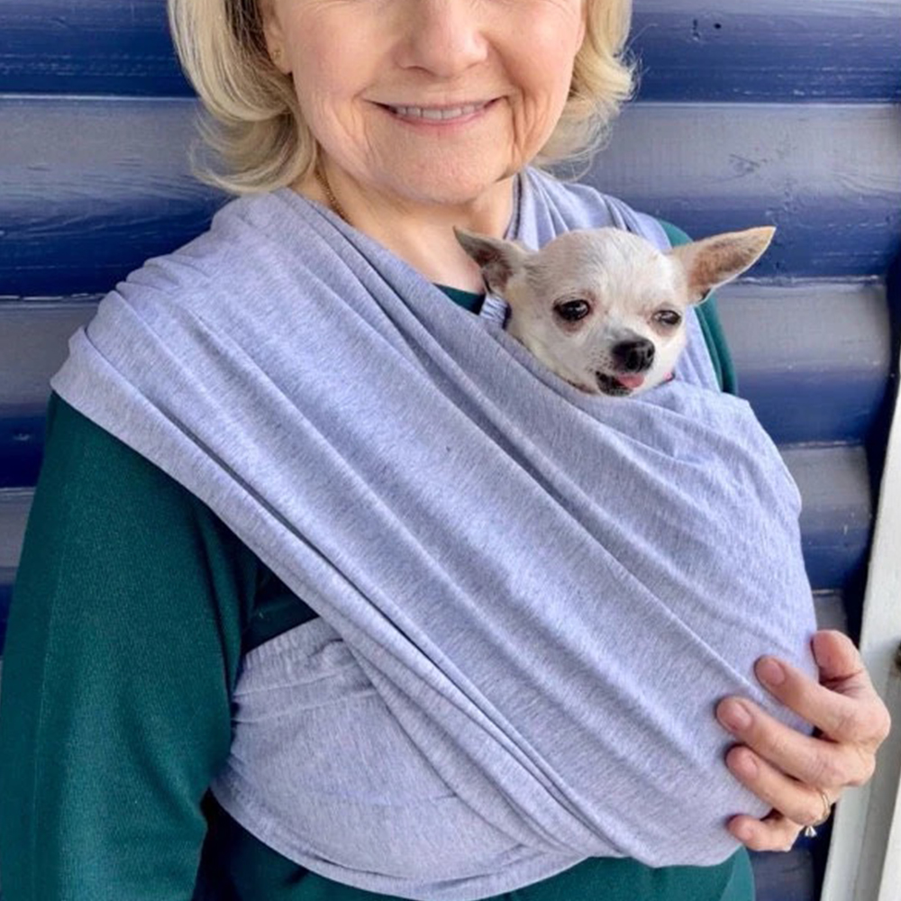 Personalized Pet Hands Free Pet Wrap Sling Carrier | BKPet149