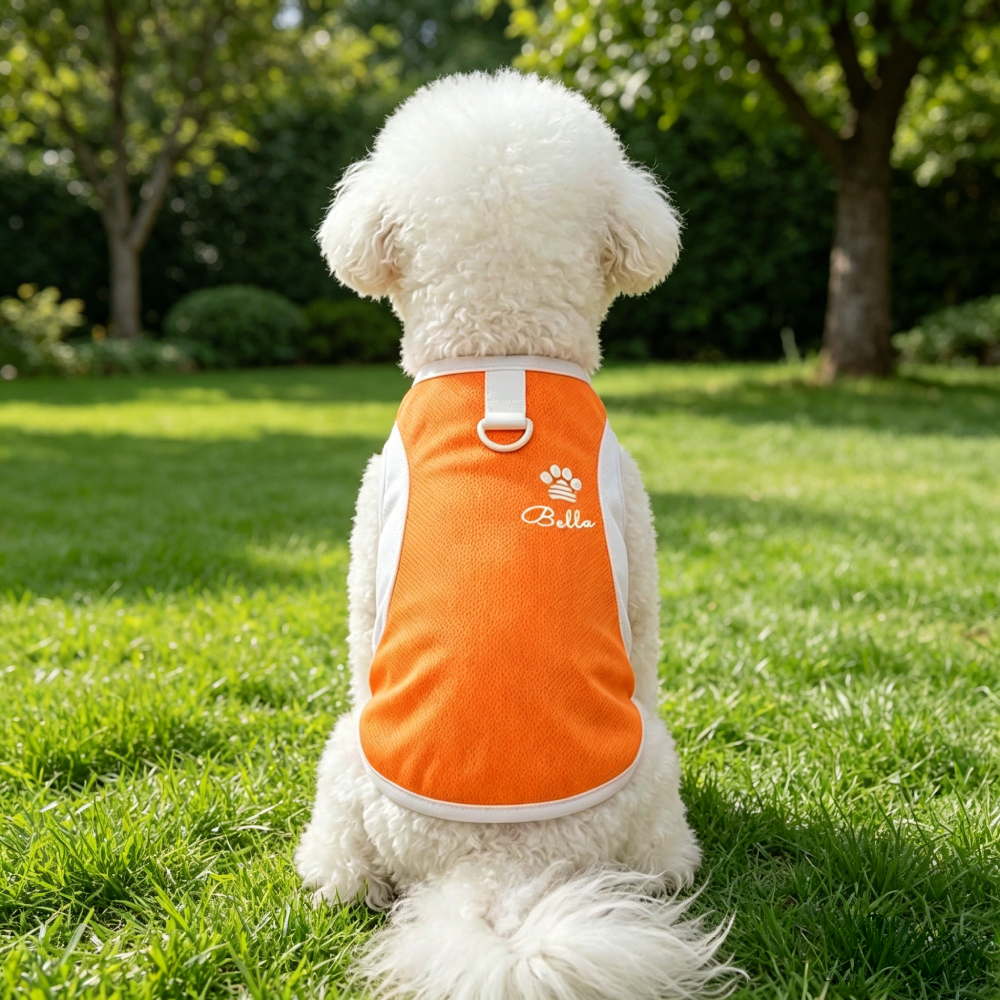 Personalized Personalized Mesh Dog Cooling Tank Top | MNCloth231