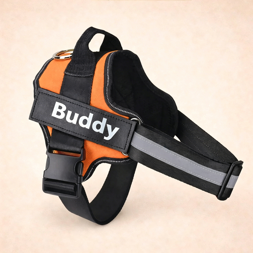 Personalized Explosion-Proof Reflective Dog Harness | MNAccs110