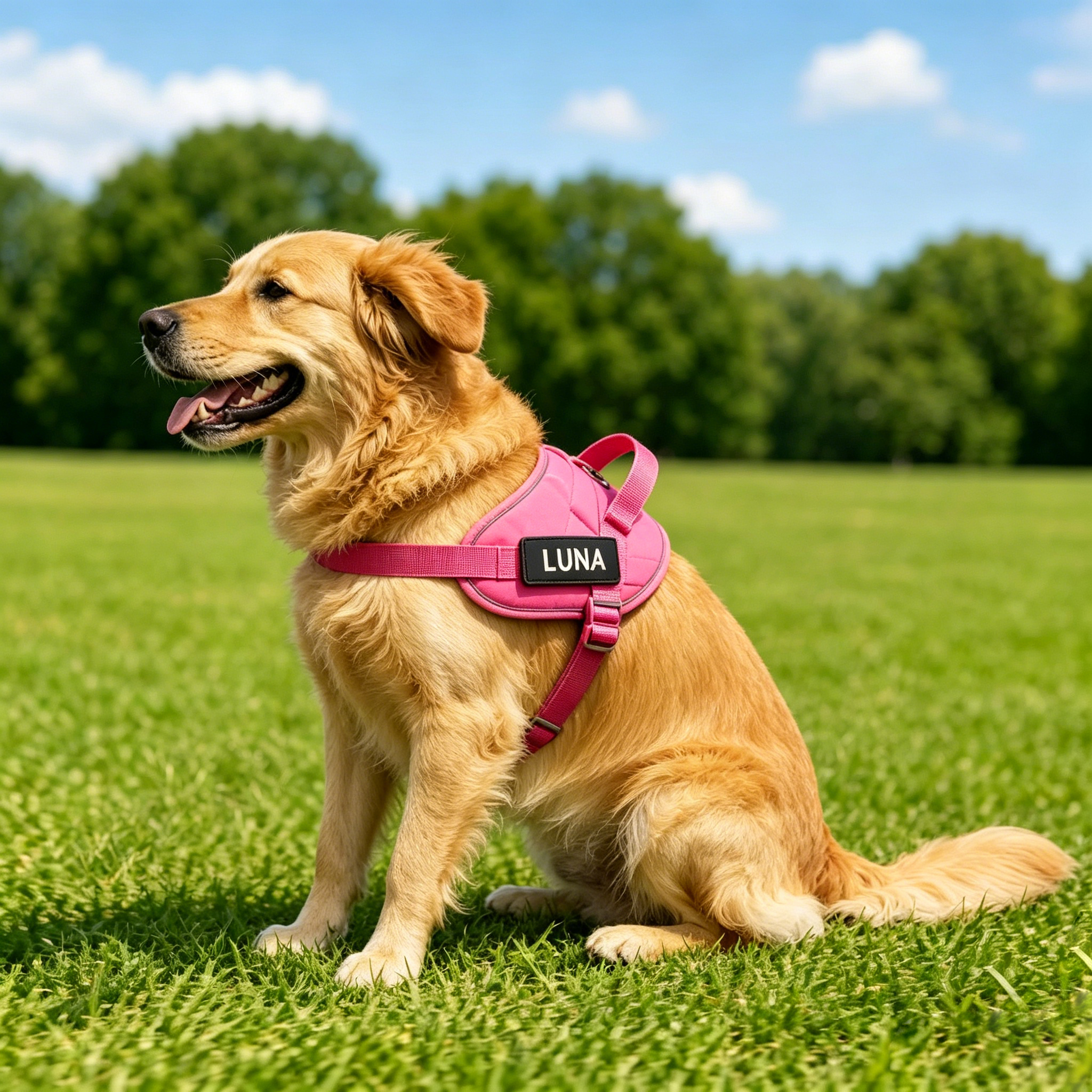 Personalized Adjustable Reflective Pet Vest No Pull Dog Harness | MNAccs111