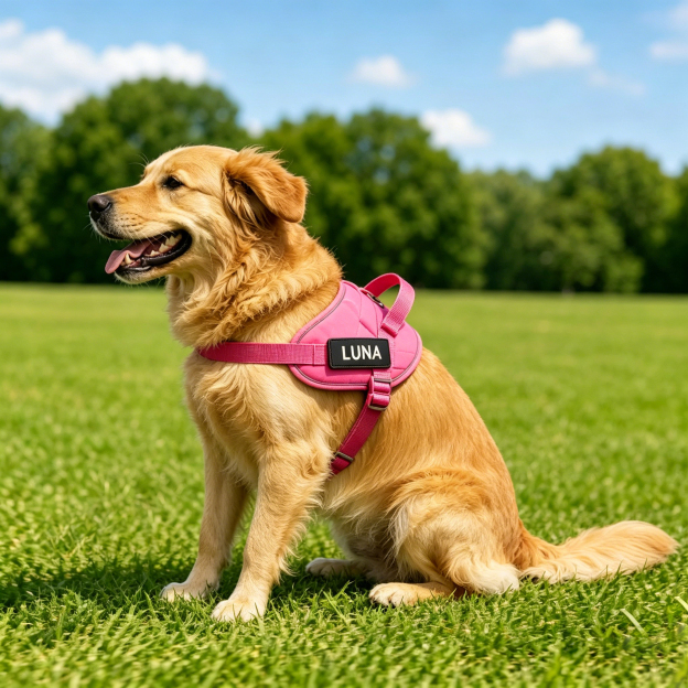 Personalized Adjustable Reflective Pet Vest No Pull Dog Harness | MNAccs111