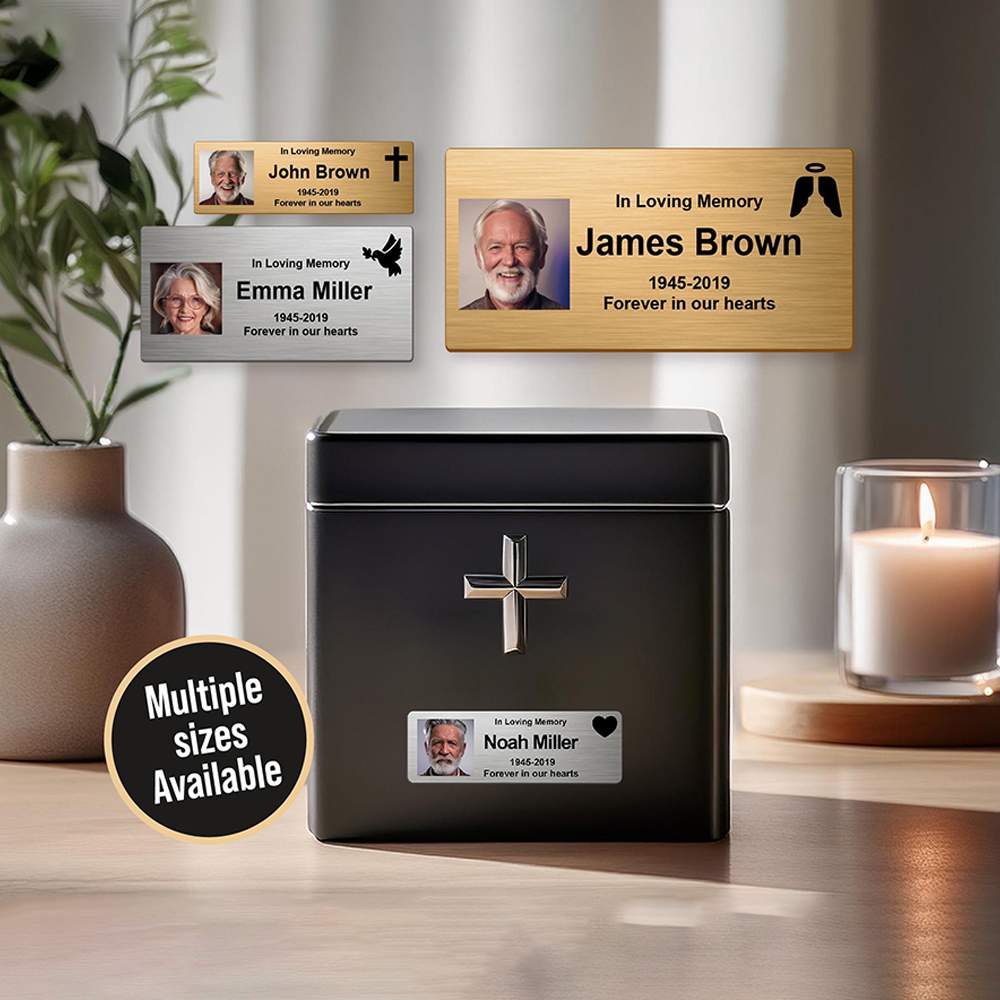 Personalized Stainless Steel Pet & Loved One Memorial Badge | BKPet222