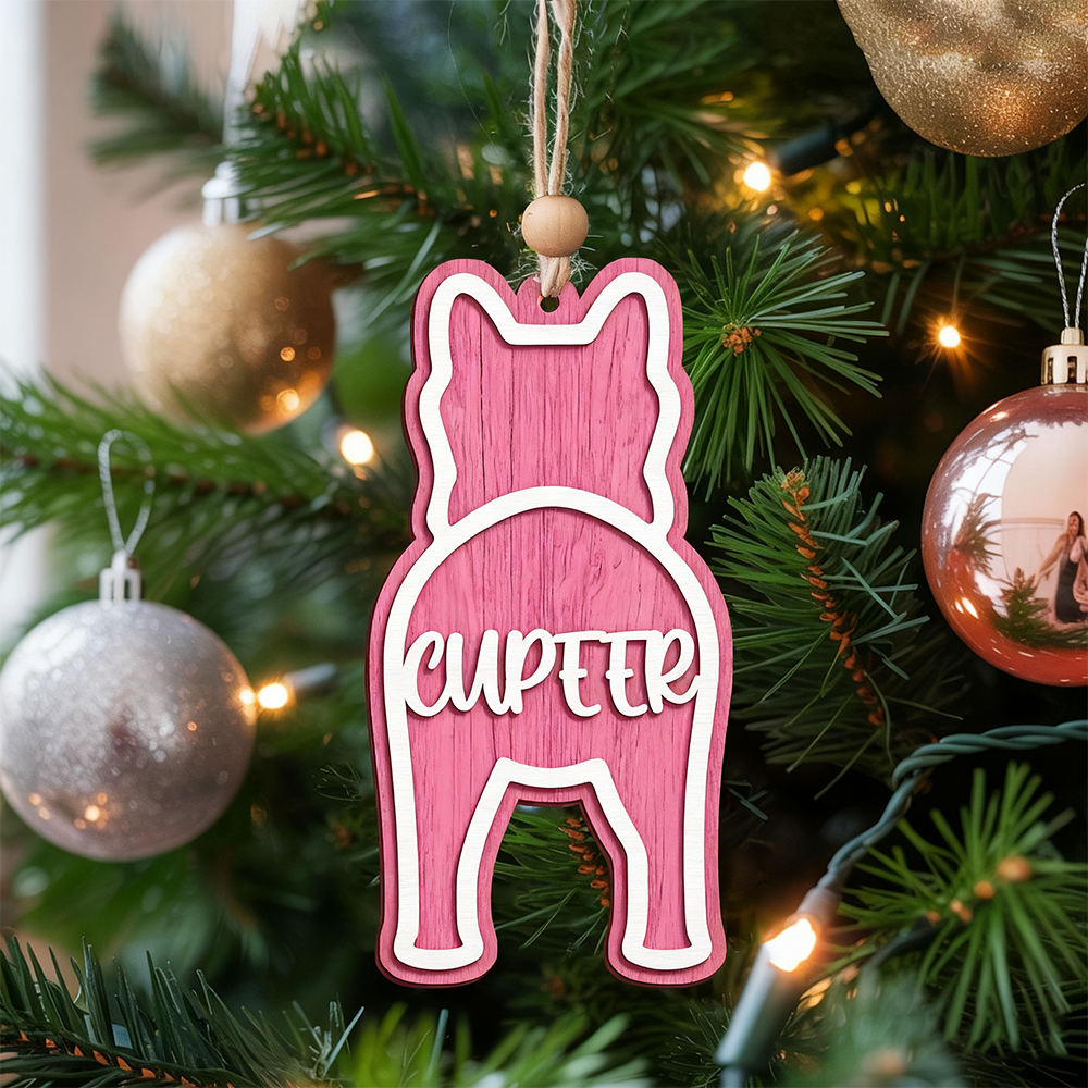 Personalized Dog Christmas Wooden Ornaments | BKPet249