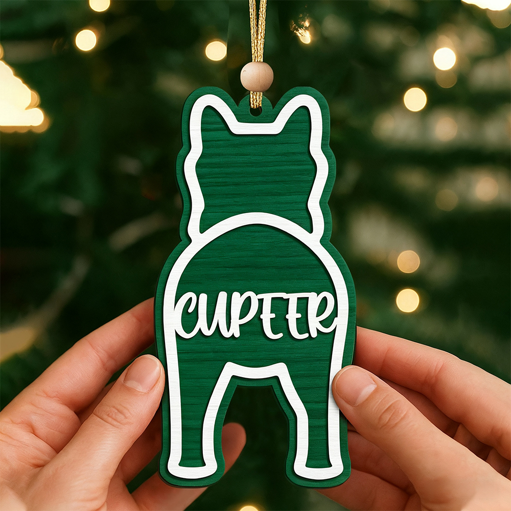 Personalized Dog Christmas Wooden Ornaments | BKPet249