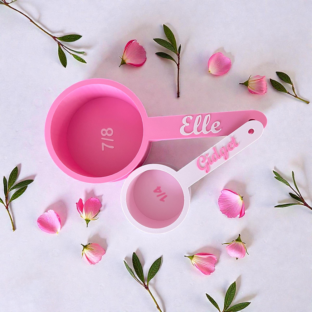 Personalized 3D Printed Pet Measuring Food Scoop Cup | BKPet436